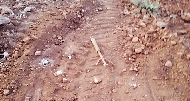 Dargeçit’te askeri üs bölgesi yakınlarında patlamamış roket bulundu