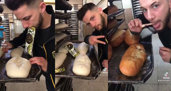 ‘Süt banyosu’ ve ‘dönerle danstan’ sonra şimdi de ‘ekmekle çirkin oyun’