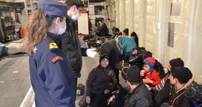 İzmir’de 116 kaçak göçmen yakalandı