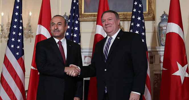 Bakan Çavuşoğlu, Pompeo ile görüştü